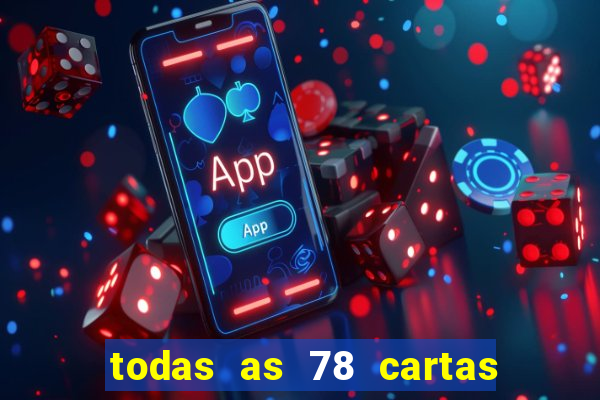 todas as 78 cartas do tarot